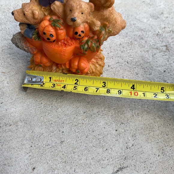 Vintage Halloween Home Decor Salt & Pepper shaker And Teddy Bear Witch Decor - Picture 7 of 8